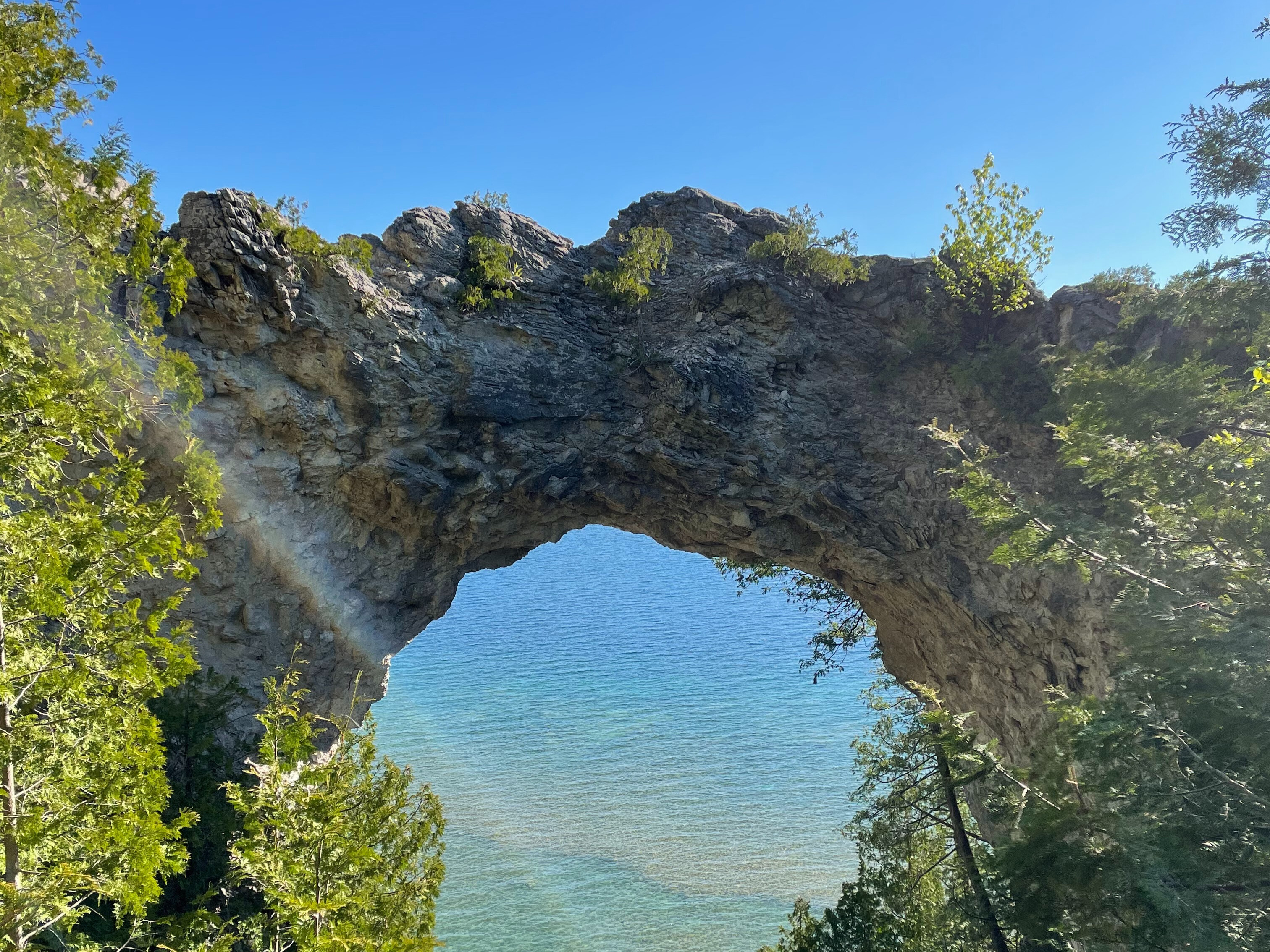 Arch Rock on Mackinac Island